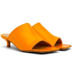 Bottega Veneta Stretch Sandals / Mules in Tangerine 37.5